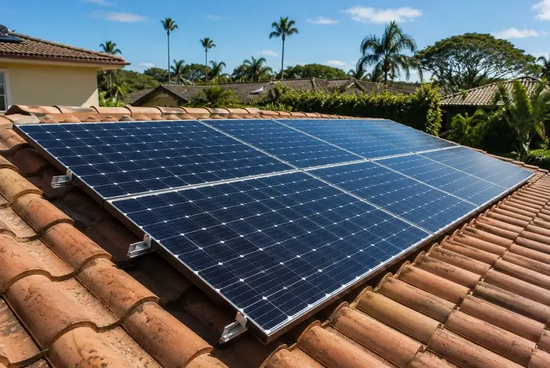 Installation de panneaux solaires à la Bouëxière
